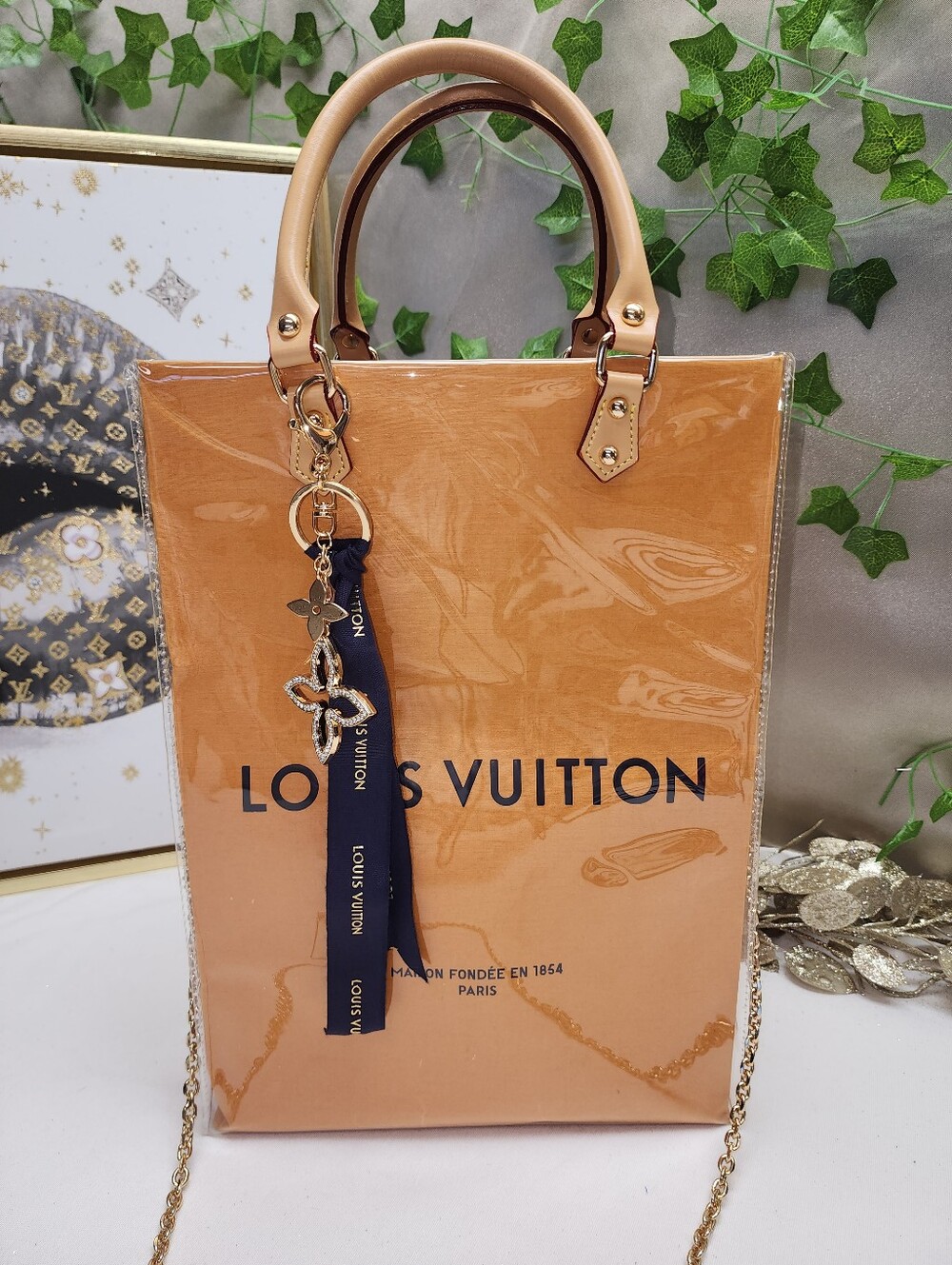 Authentic Louis Vuitton Shopping Bag In PVC Tote